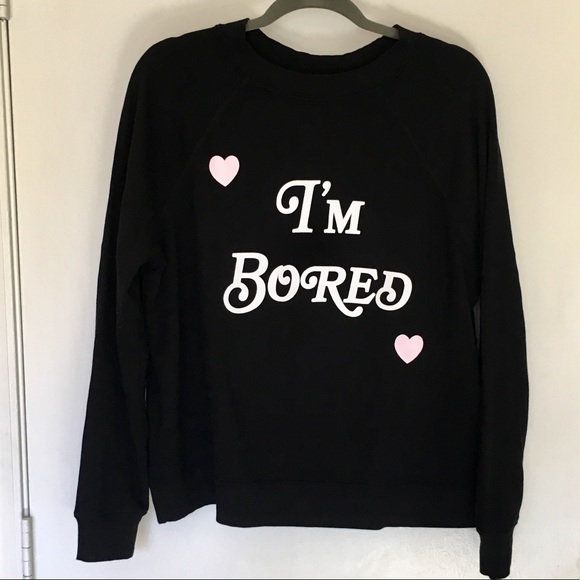 NWT Wildfox “I’m bored” sweatshirt - Picture 4 of 6